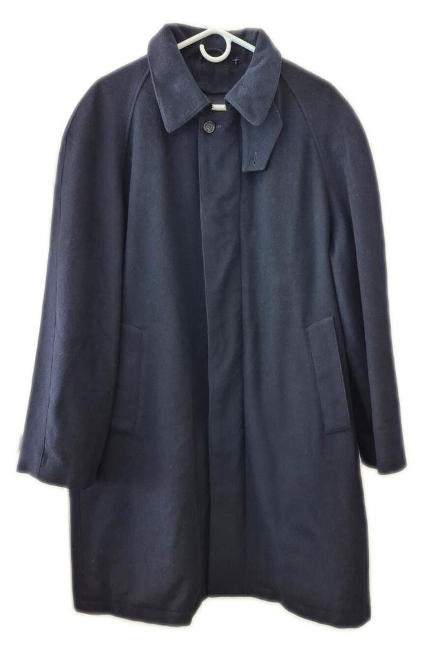 Nautica Mens 100% Wool Bib Coat Sz 38 R Zip Out Liner Warm Luxury Classic Navy